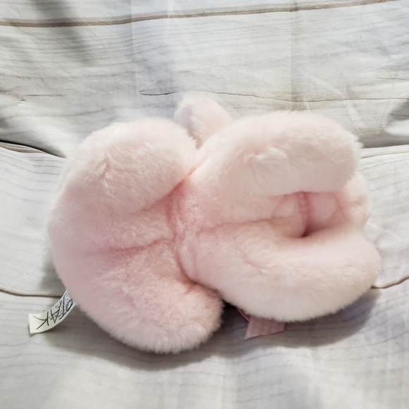 Vintage Windsor Collection By Chosun Pink White Bunny Rabbit 9" Stuffed Animal - Picture 5 of 9